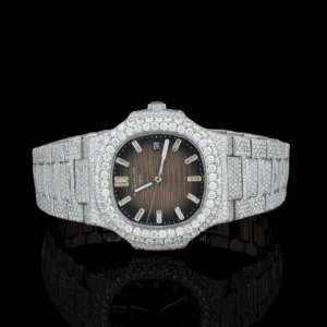 Full Iced out watch Only bezel iced  By Aetherium Jewels