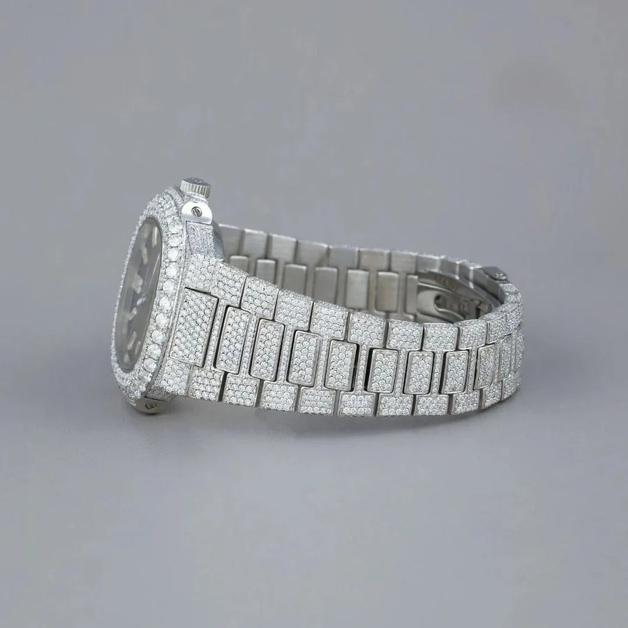 Full Iced out watch Only bezel iced By Aetherium Jewels - Image 3