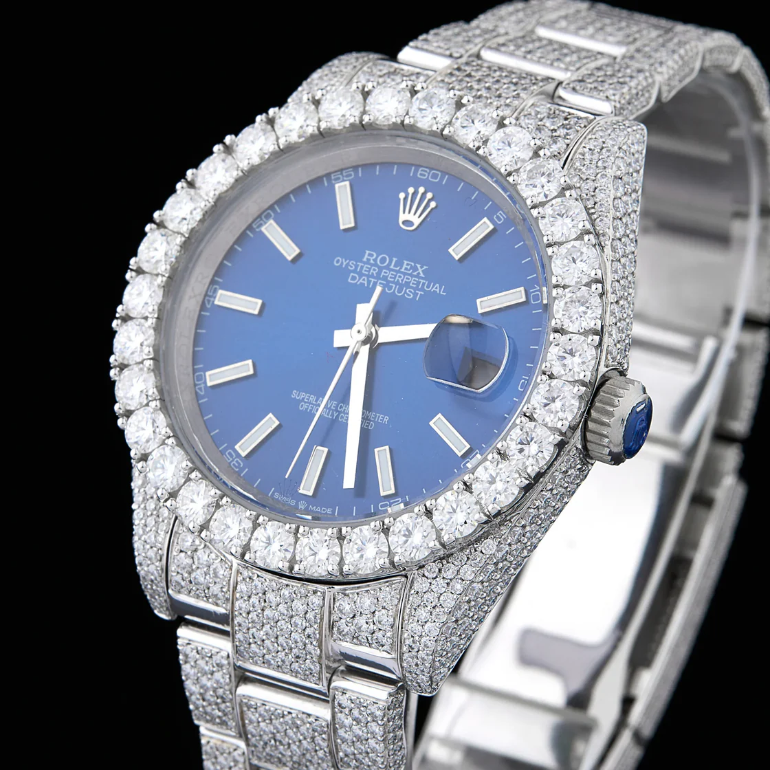 Deluxe Full Diamond Iced Out Watch By Aetherium Jewels - Image 2