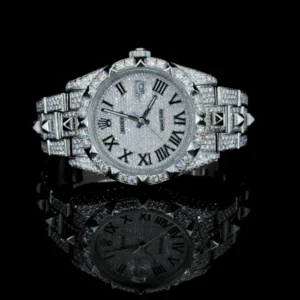 Buss Down iced out Luxury Watch By Aetherium Jewels