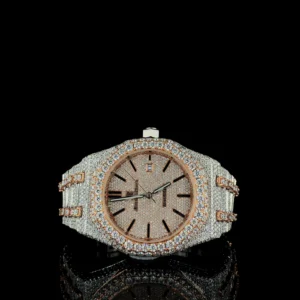 Luxury Iced Out Diamond Watch By Aetherium Jewels