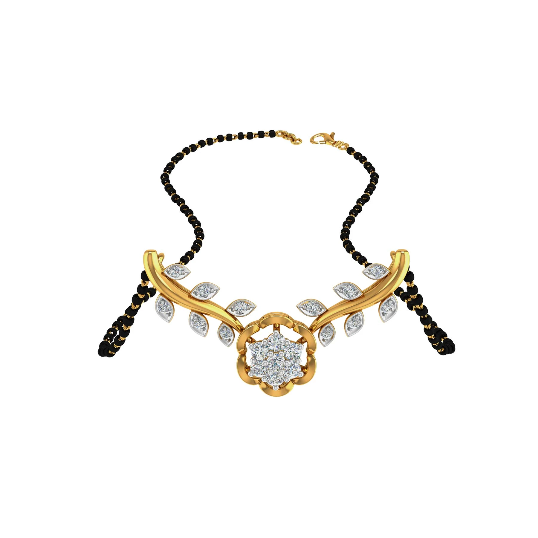 eaf Curve Mangalsutra By Aetherium Jewels - Image 3