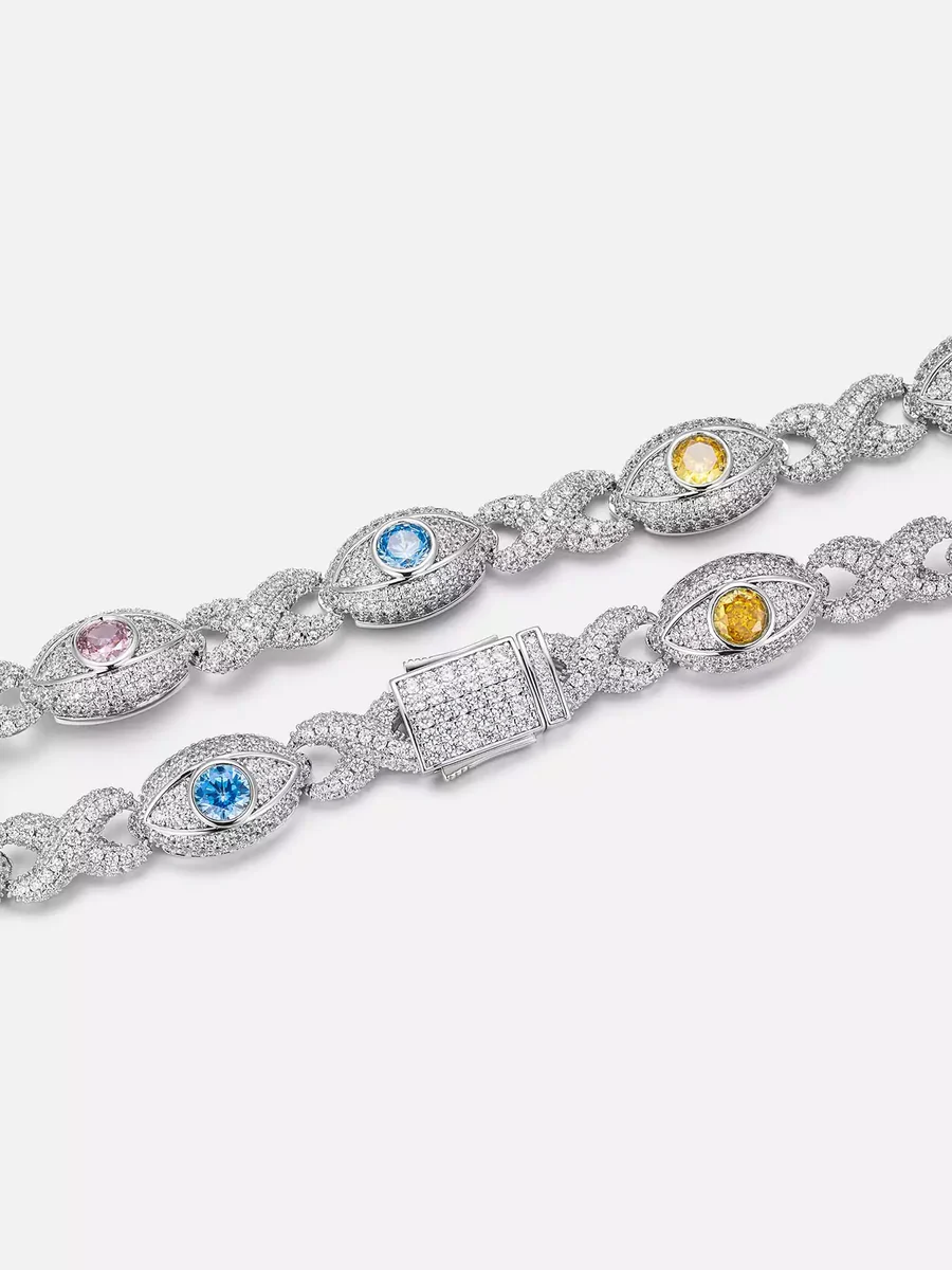 Blue Blossom Drip Bracelet By Aetherium Jewels - Image 2