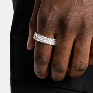 Double Tennis Ring By Aetherium Jewels