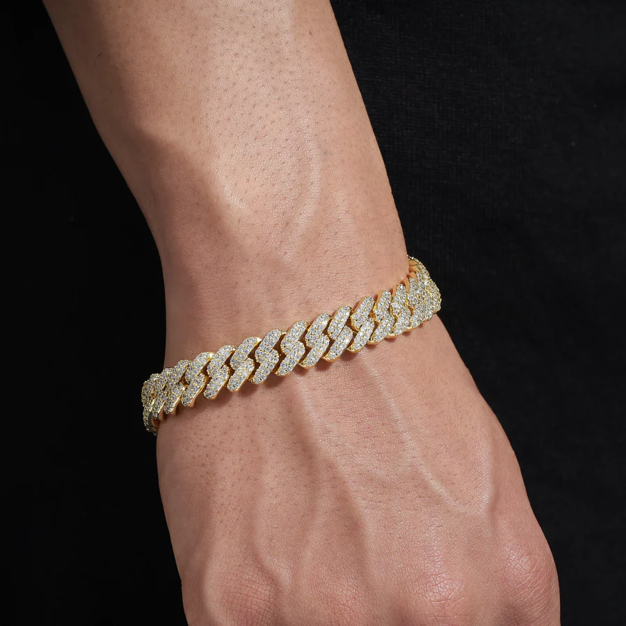 Diamond Cuban Link Bracelet By Aetherium Jewels - Image 2