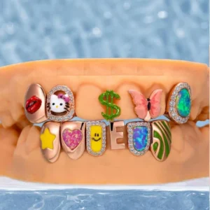 Colour Full Customize Unisex Grill By Aetherium Jewels