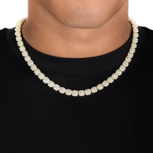 Lunaro Halo Diamond Chain By Aetherium Jewels