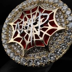 Spider Custom 925 Silver Ring By Aetherium Jewels