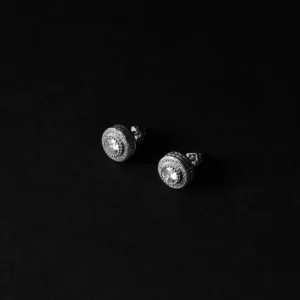 Round Diamond Stud By Aetherium Jewels