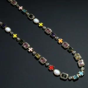 Designer Mosaic Chain By Aetherium Jewels
