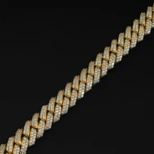 Diamond Cuban Link Bracelet By Aetherium Jewels