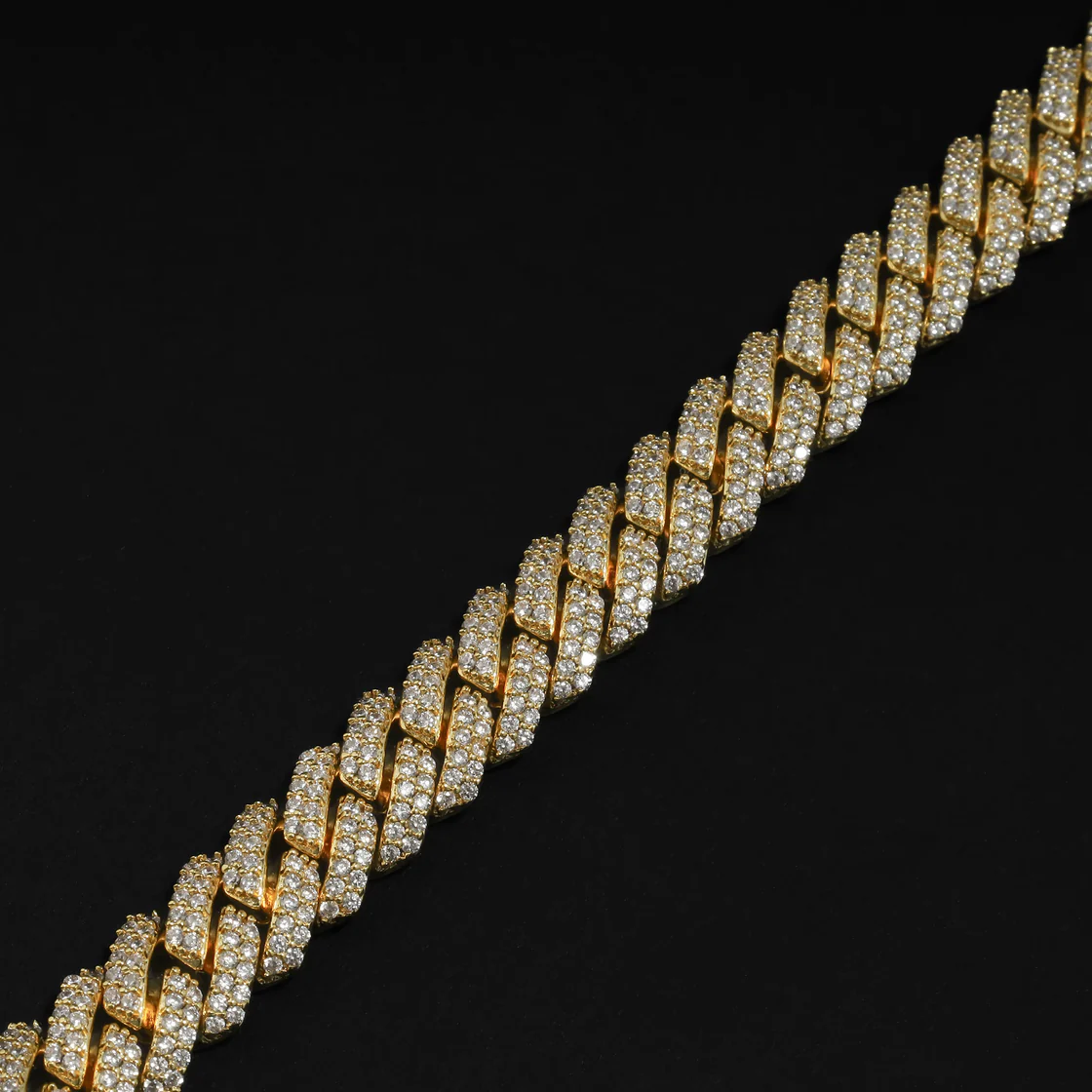 Diamond Cuban Link Bracelet By Aetherium Jewels