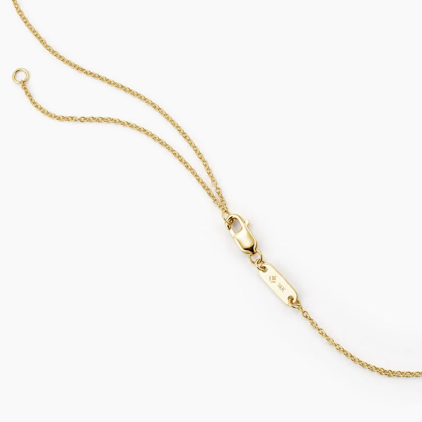 Initial Diamond Pendant Necklace By Aetherium Jewels - Image 5