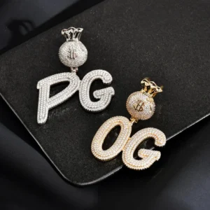 Money Pocket with Customise Name Pendant By Aetherium Jewels