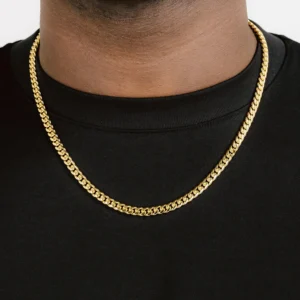 6mm Cuban Link Chain Gold