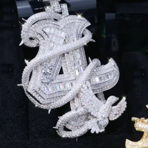 Uniquely Customize Latter Pendant By Aetherium Jewels