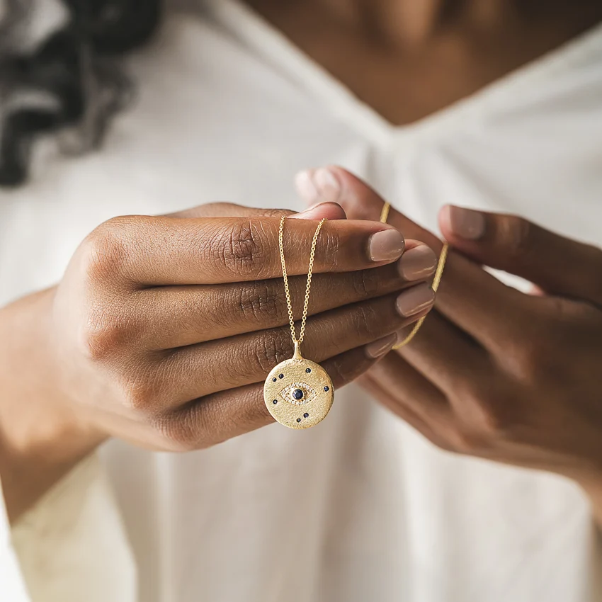 Evil Eye Necklace By Aetherium Jewels - Image 3