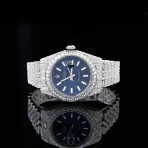 Luxury Iced Hip Hop Customized Diamond Watch By Aetherium Jewels