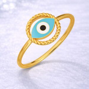 Emine Evil Eye Ring By Aetherium Jewels
