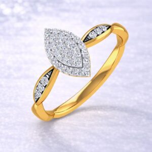 Ivory Glow Marquise Ring By Aetherium Jewels