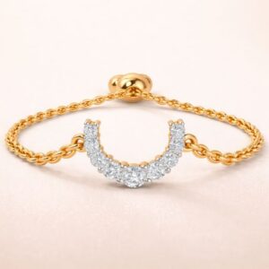 Moon Adjustable Ring By Aetherium Jewels