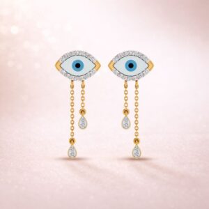Divine Gaze Drop Earrings By Aetherium Jewels