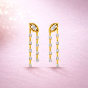 Leaf Cascade Earrings By Aetherium Jewels