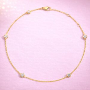 Celeste Spark Anklet By Aetherium Jewels