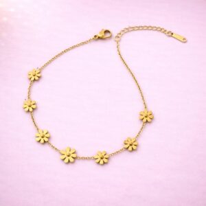 Bloom Grace Anklet By Aetherium Jewels