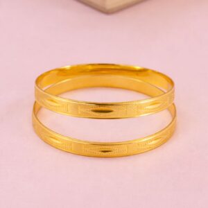 Motif Bangles By Aetherium Jewels (Set of 2)