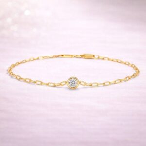 Single-Stone Bracelet By Aetherium Jewels