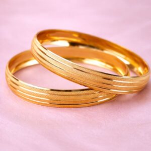 Timeless Line Bangle By Aetherium Jewels (Set of 2)