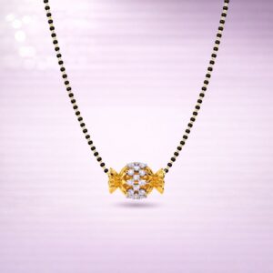 Royal Knot Diamond Mangalsutra By Aetherium Jewels