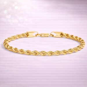 Bold Twist Chain Bracelet By Aetherium Jewels