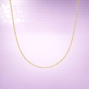 Grace Heart Link Chain By Aetherium Jewels