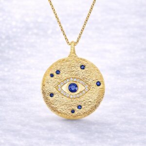 Evil Eye Necklace By Aetherium Jewels