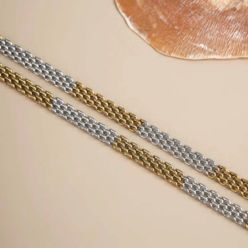 Twin Tone Flow Chain By Aetherium Jewels - Image 4