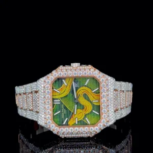 Patek Philippe Rose White Diamond Watch By Aetherium Jewels
