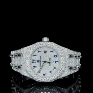 Fully Iced Diamond Trendy Watch By Aetherium Jewels