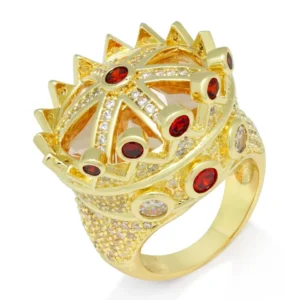 Iced Crown Ring By Aetherium Jewels