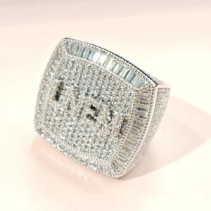 Custom Name Statement Ring: Personalized Number Letter Ring By Aetherium Jewels