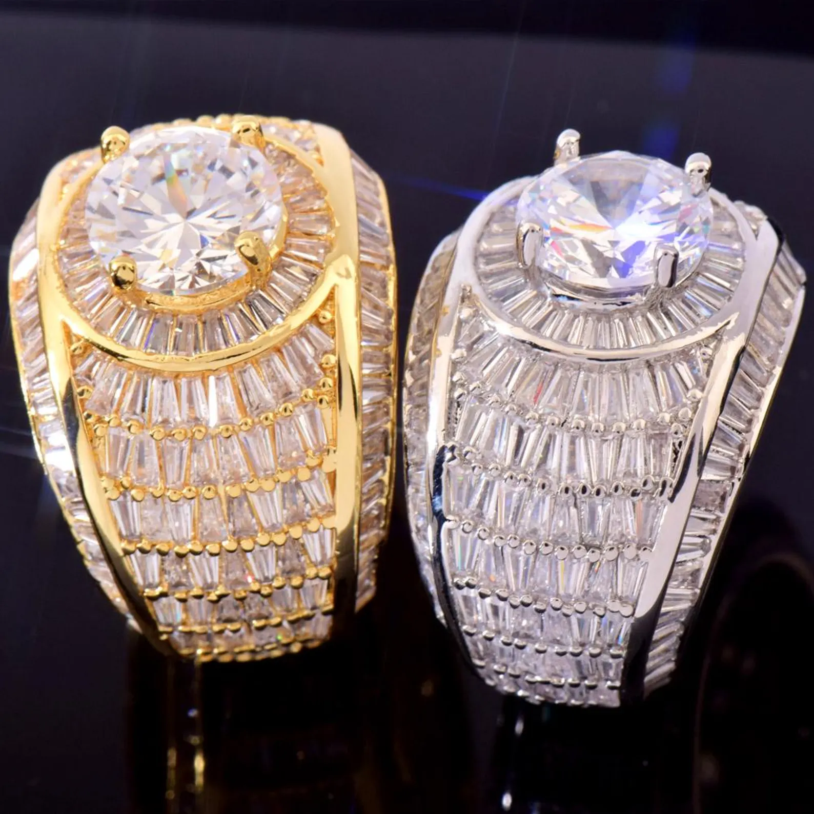 Hip Hop Men and Women Iced Out Ring By Aetherium Jewels - Image 3