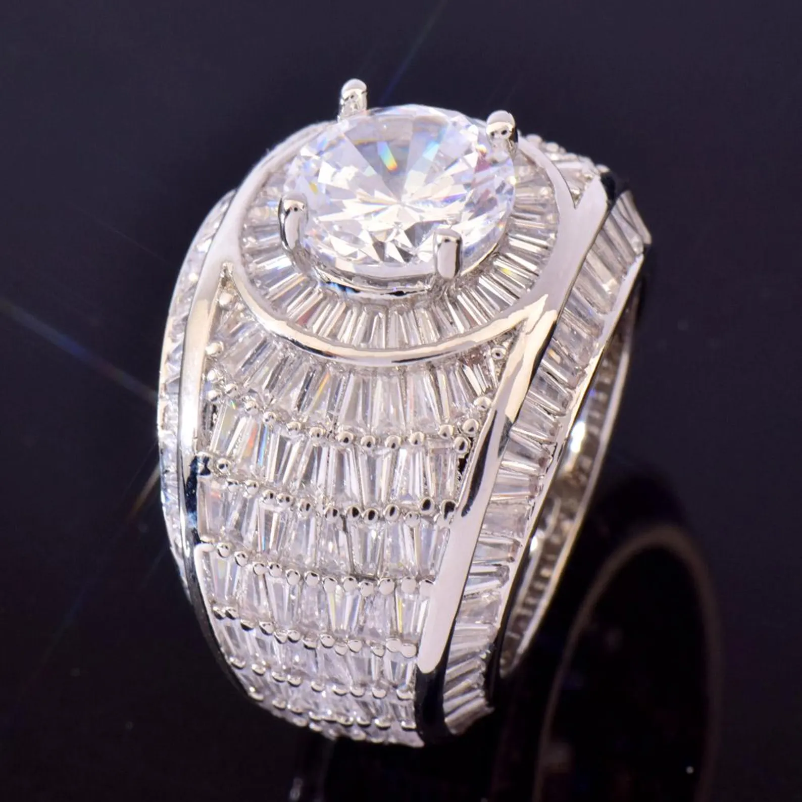 Hip Hop Men and Women Iced Out Ring By Aetherium Jewels - Image 4