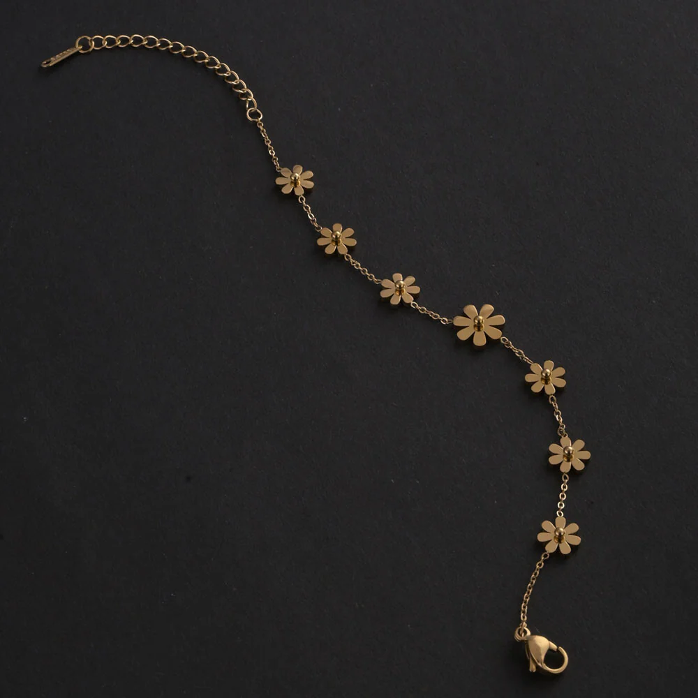 Bloom Grace Anklet By Aetherium Jewels - Image 4
