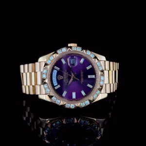 Round Luxury Diamond Watch By Aetherium Jewels